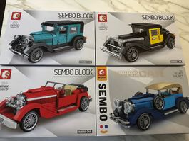 Sembo Block Famous Car Oldtimer Set Klemmbausteine Neu