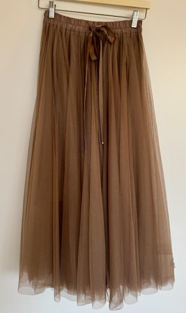 Tüllrock 🤎 beige