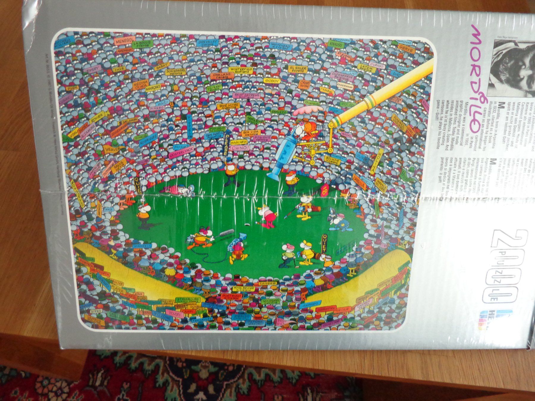 Heye Puzzle: Mordillon PUZZLE  Master Putt  Neu mit 2000 Teilen – Nuovo e nell'imballaggio originale da Schwerzenbach venduto da Rueschter 5