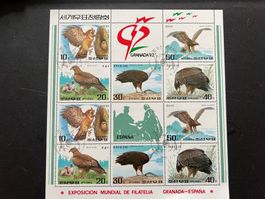 1992 North Korea  Birds of prey gestempelt (E277)