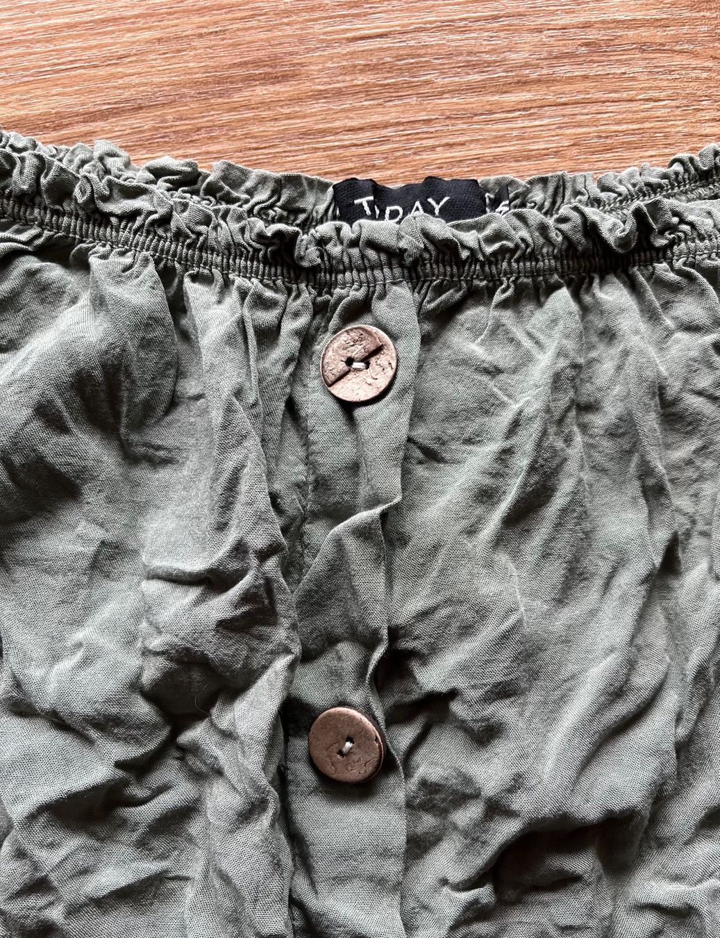 Camicette: Hübsche Bluse mit Puffärmeln / Cottage Core / Salbeigrün – Usato da Biel/Bienne venduto da LadyDita 2