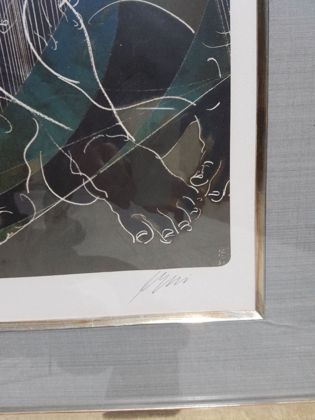 Grafica & Litografie: Originallithografie von Hans Erni 'Die Konstrukteure' – Usato da Schmerikon venduto da Oxbow 3