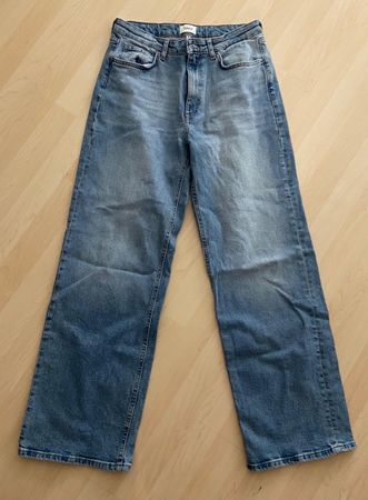 Damen Jeans Only Blau Weites Bein Grösse 30 32 Neuwertig