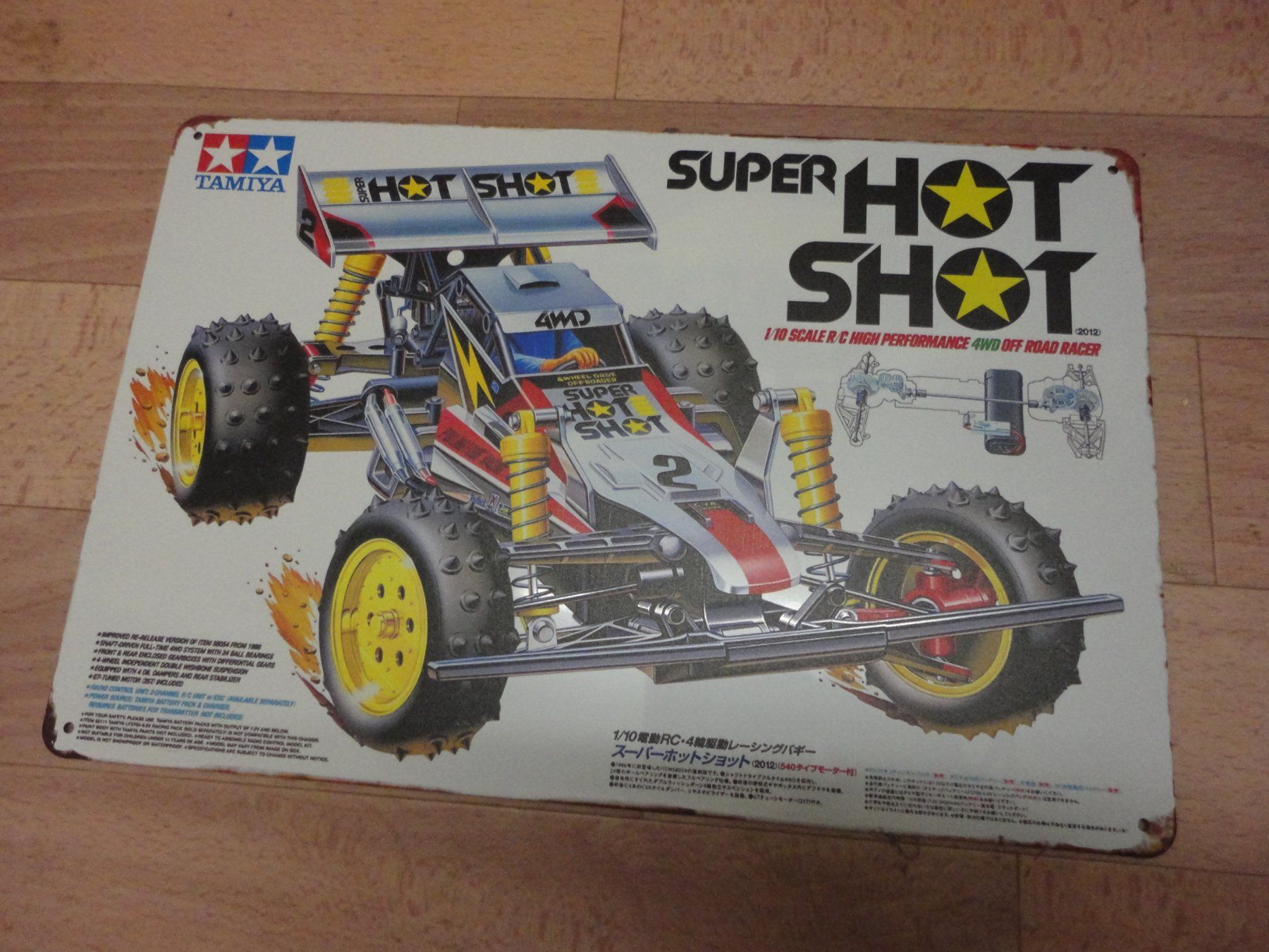 Modellismo RC: Blechschild, cooler Hingucker! Retro! – Nuovo e nell'imballaggio originale da Horgen venduto da RcModell 1