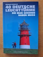 40 Deutsche Leuchttürme an oder in der Nord und Ostsee