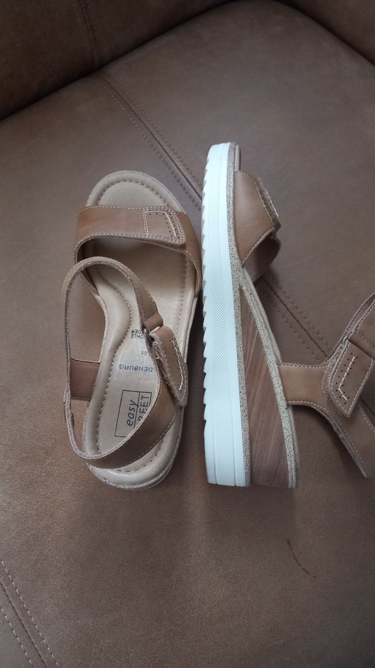 Scarpe da donna: Sandalen Leder braun gr 38 – Nuovo (secondo la descrizione) da Eggersriet venduto da Taylorjam 2
