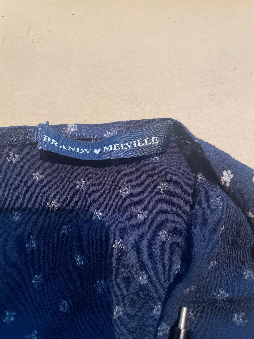 Brandy Melville Kleider & Röcke: Brandy Melville Kleid mit Blumenmuster, dunkelblau, – Gebraucht aus Wollerau von Poschro68 2