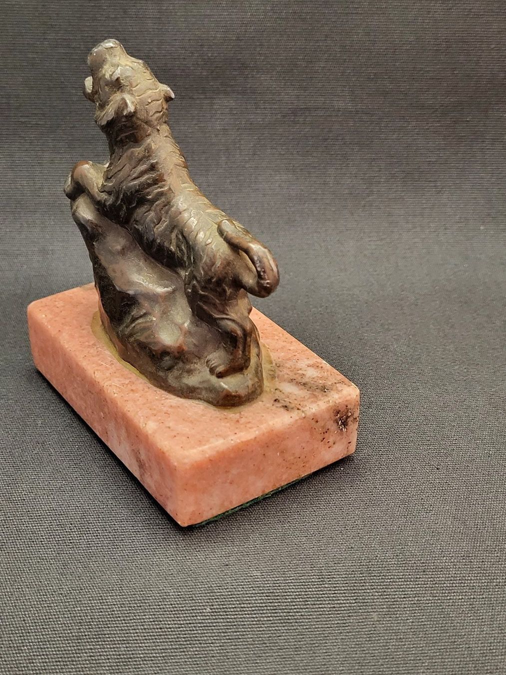 Statuette: Bronze-Tiger auf Marmor-Sockel – Usato da Basel venduto da spinne02 2
