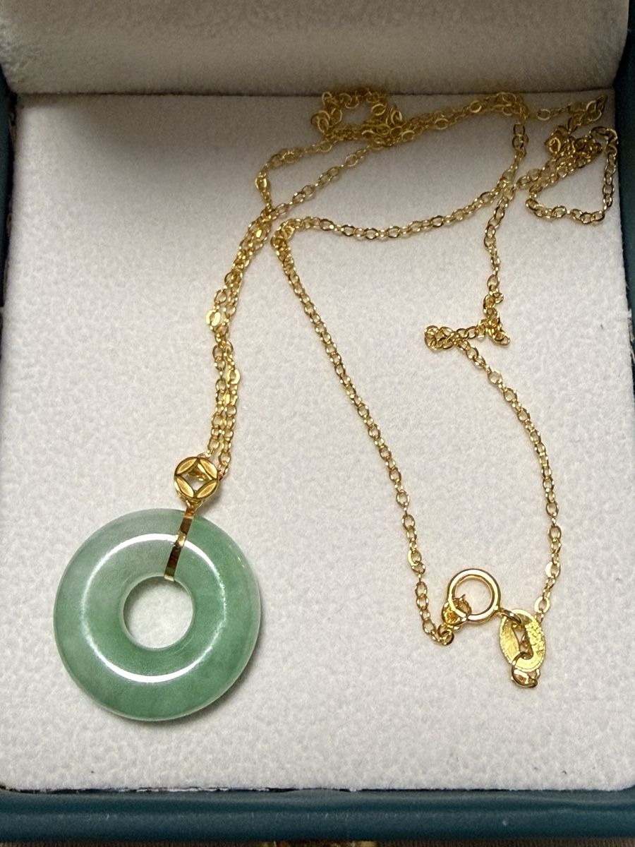 Ketten: Birmanische Jadeite Kette – Neu (gemäss Beschreibung) aus Oberhof von RealStone 3