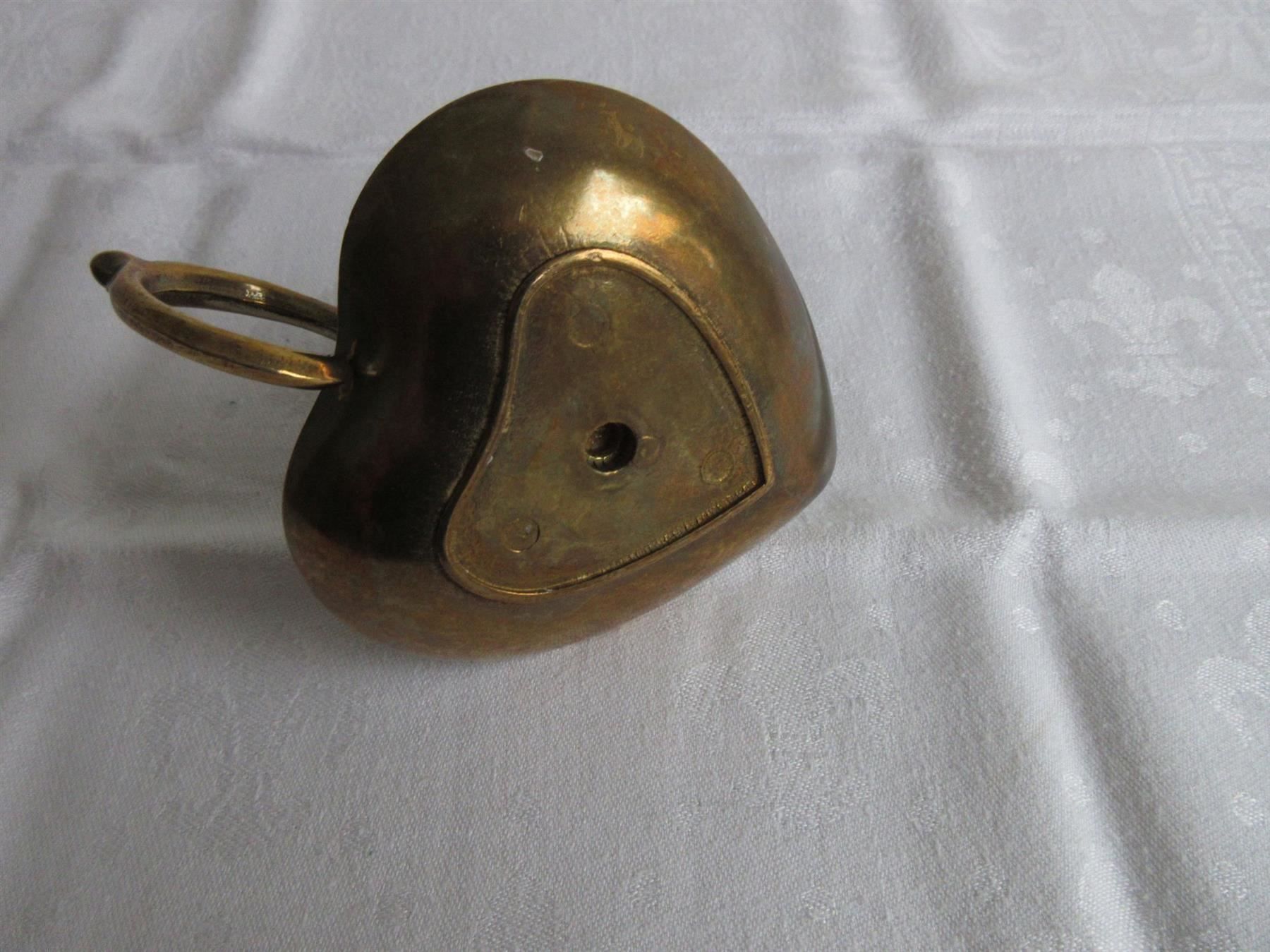 Portacandele: Bronze Kerzenhalter, Herzform – Usato da Binningen venduto da tempipassati 5