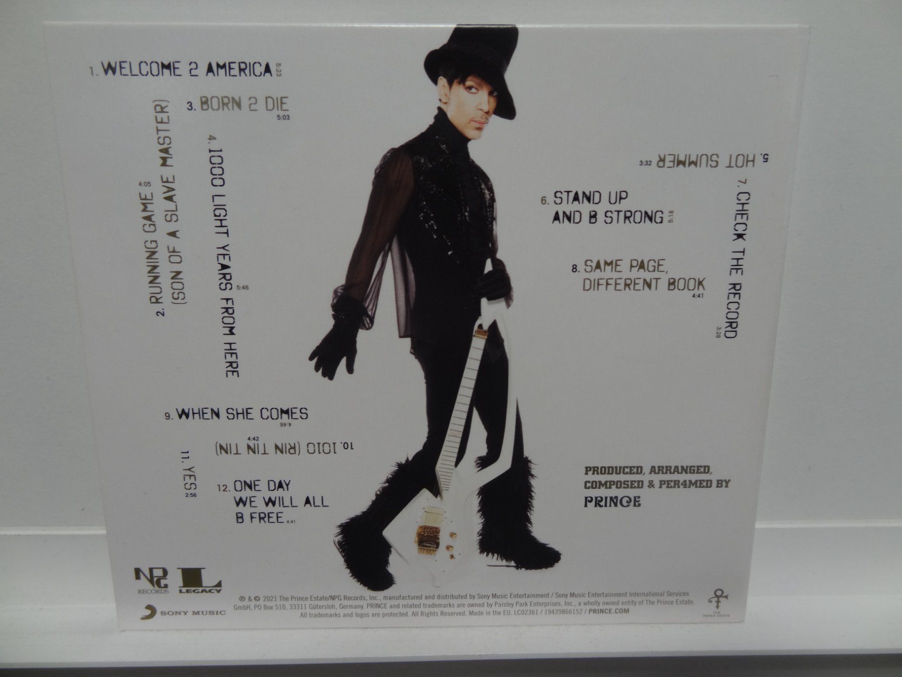 CDs: Prince Welcome 2 America – D'occasion à luzern par musicandart 1