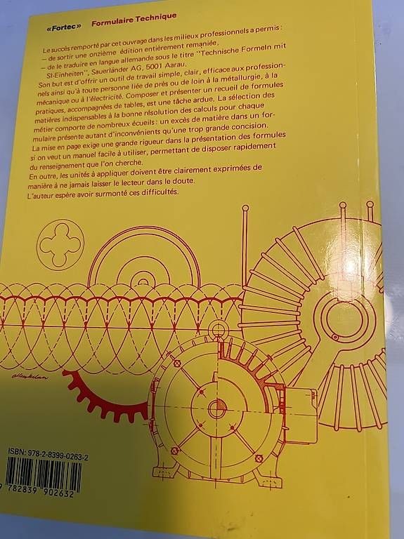 Libri: Fortec - Formulaire Technique – Usato da Bussigny venduto da all_7l88 1