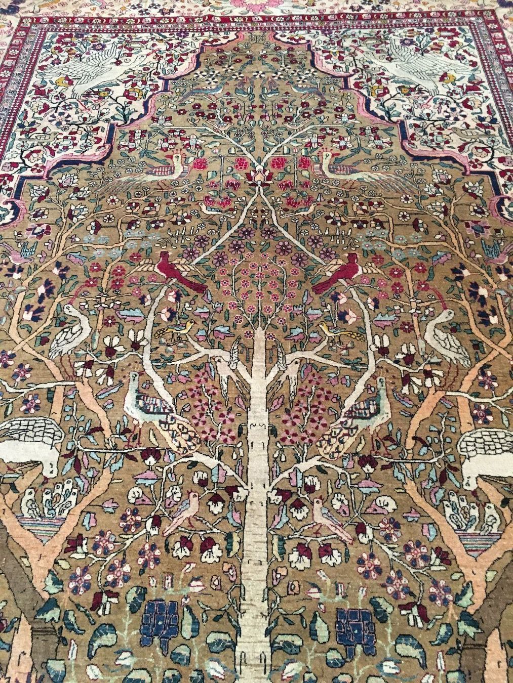 Tappeti: Isfahan Teppich mit Lebensbaum – Usato da Basel venduto da Lancer4 8
