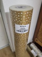 Geschenkpapier ROTOLUX Little Stars Gold 70cm x 100m Neu