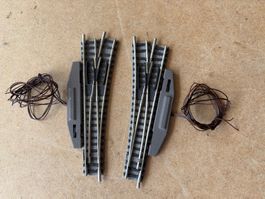 Fleischmann 9170-1+ 9171-1 Elektrisches Weichen-Paar 640000