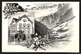 Göschenen, Gasthaus zum Adler, Ortsansi
