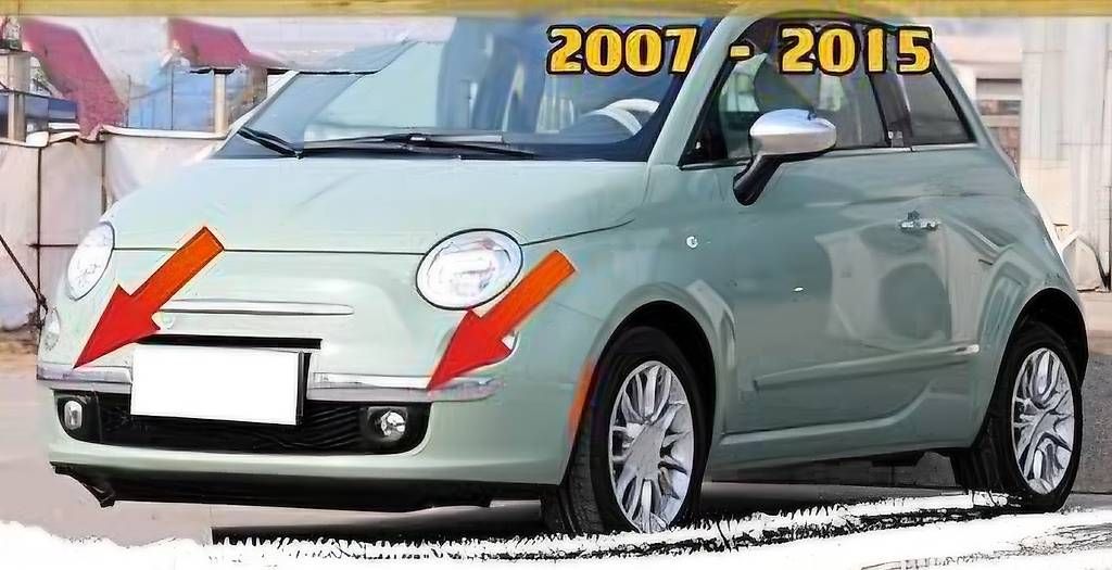 Tutti pezzi di ricambio auto: Fiat 500 2007-2015 leisten schwarz – Usato da Vaduz venduto da Leccese85