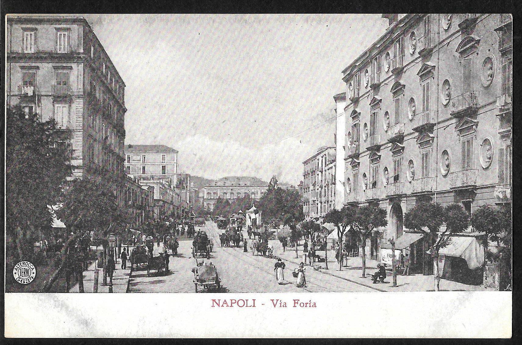 Ansichtskarten: Napoli Via Foria – Gebraucht aus Olten von clotaldi