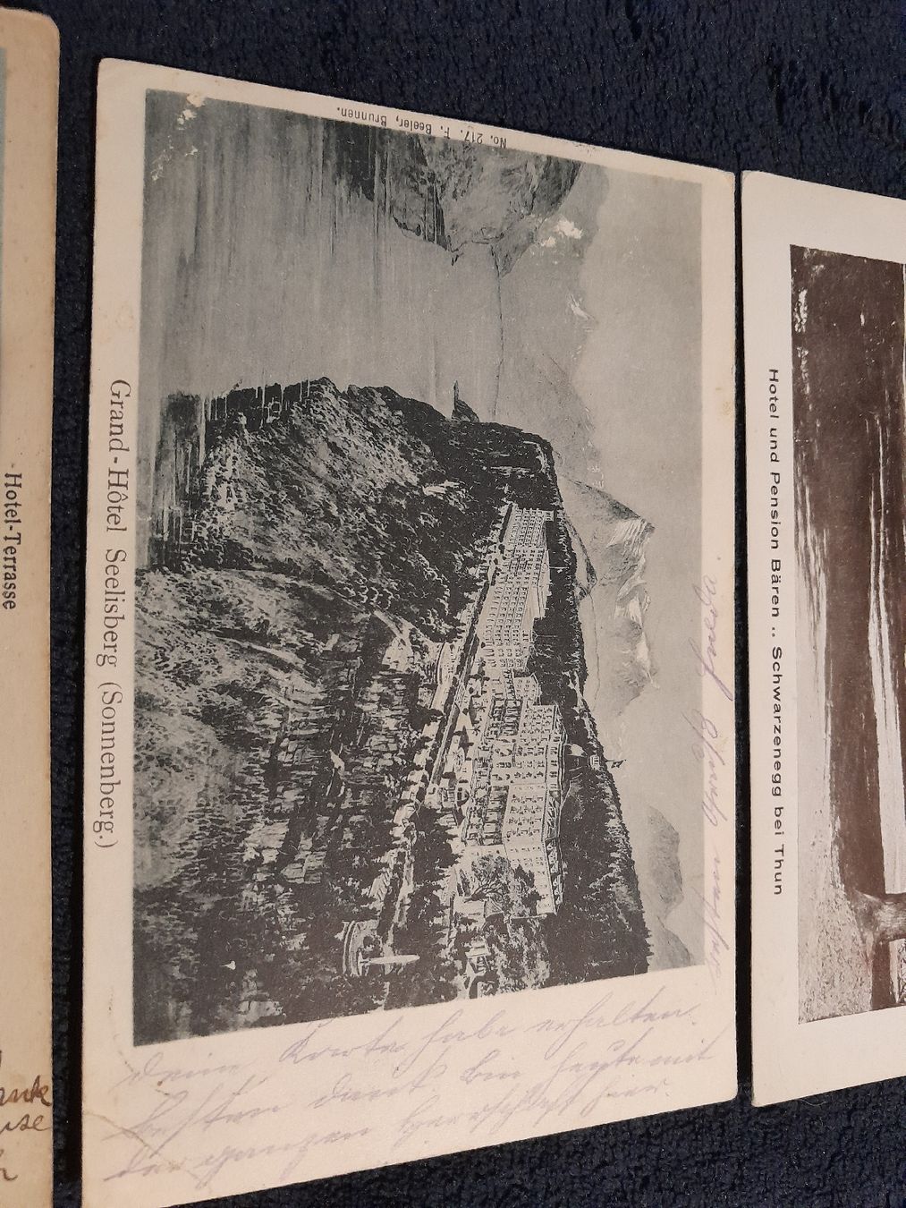 Ansichtskarten: 3 uralte Ansichtskarten Hotel Schweiz  – Gebraucht aus oekingen von beauty1964 2