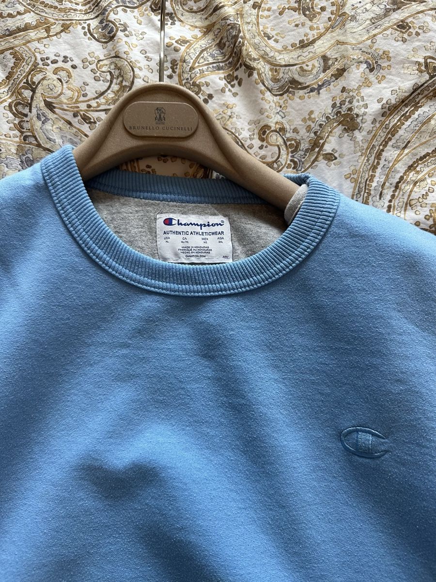 Champion Maglioni & Felpe: Champion Light Blue Sweatshirt – Nuovo (secondo la descrizione) da Zürich venduto da juz_2t2j 4