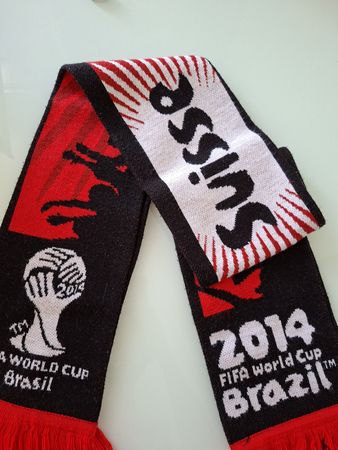 Écharpe Suisse Coupe du Monde FIFA Brésil 2014 collector