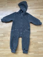 Engel Wollwalk Overall 74/80 Schwarz/Grau