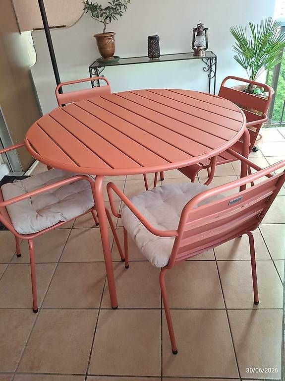 Tischset: TABLE RONDE DE JARDIN – Gebraucht aus Les Avanchets von jeanlapin 3