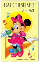 Minnie Maus - seltene Disney Telefonkarte aus Japan