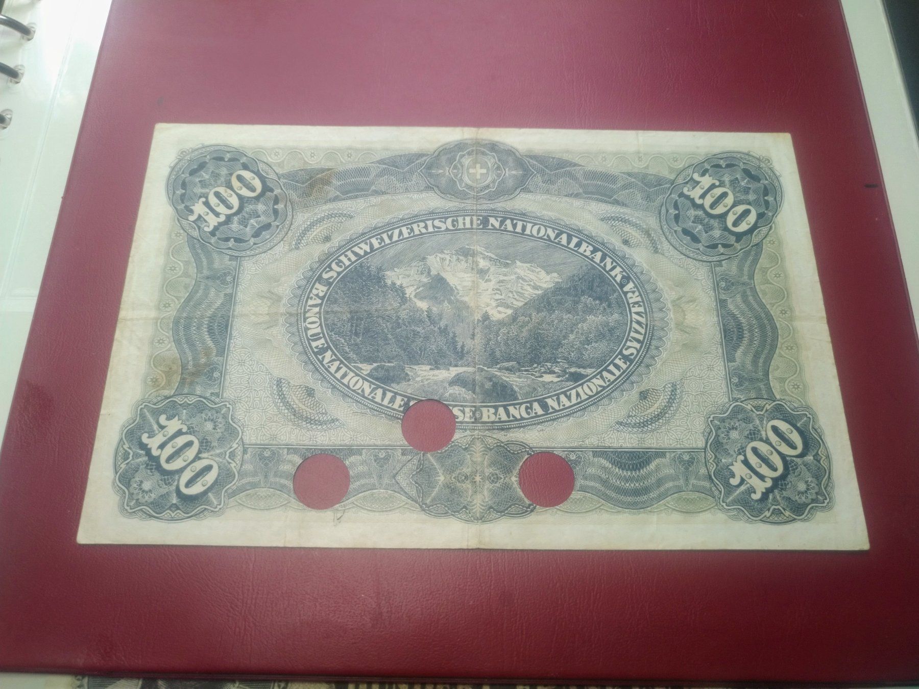Banknoten: 100 fr 1918 firma JO – Gebraucht aus Cevio von lulina 5
