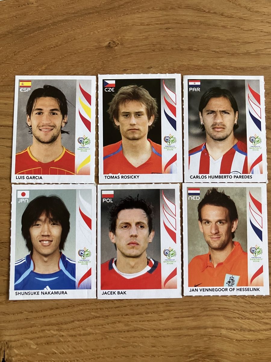 Panini Carte collezionabili: 6 alte Fussballbilder 2006 – Usato da Biglen venduto da Maci2005