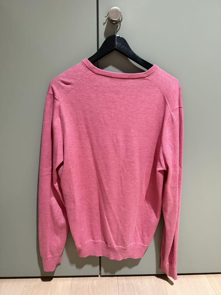 Hackett Maglioni & Felpe: Hackett London Herren Pullover V-Ausschnitt Rosa Grösse M – Usato da Affoltern am Albis venduto da Biohazard666 1
