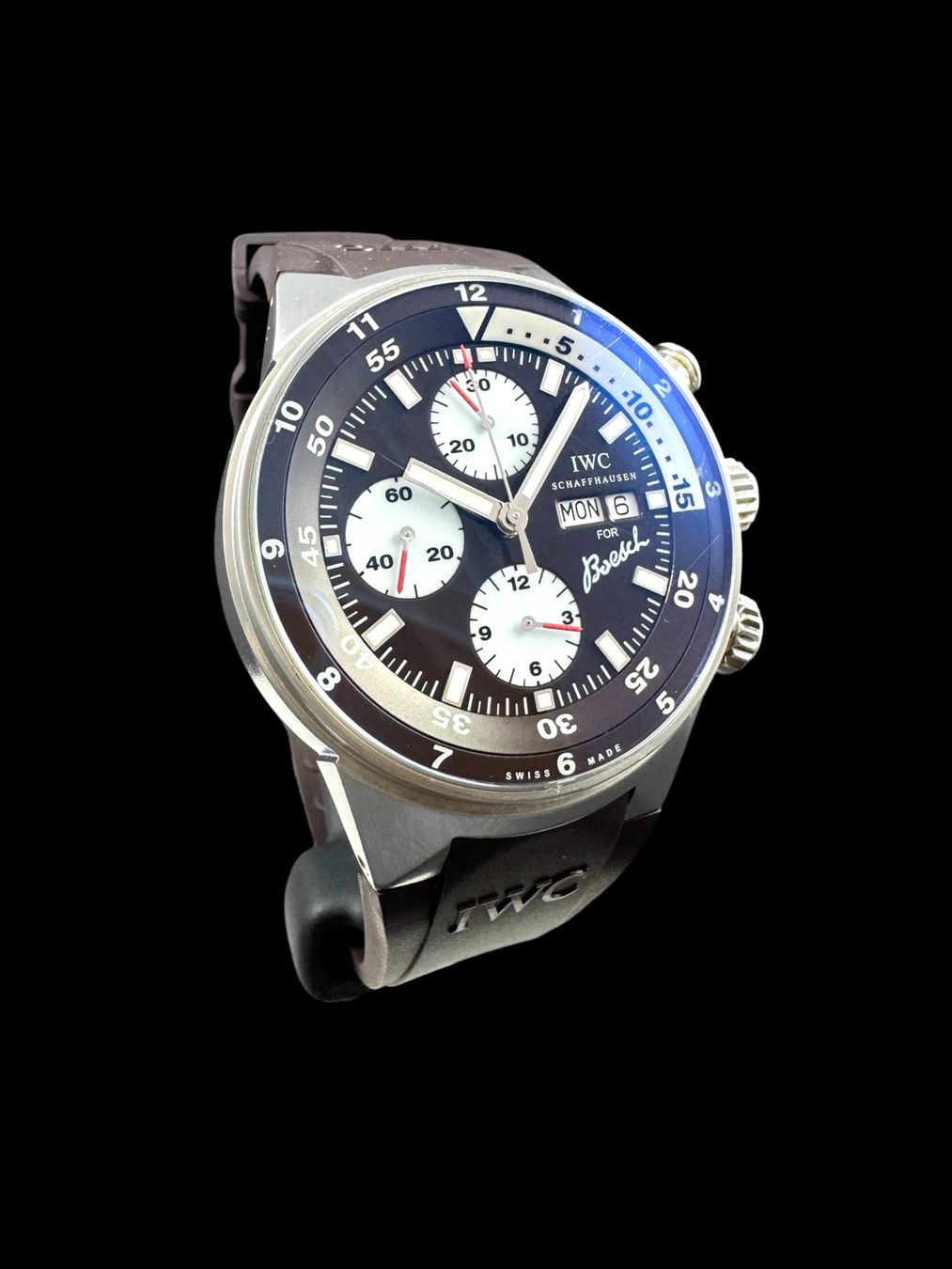 IWC Orologi: IWC Aquatimer Chronograph Automatic Day-Date Fullset *U1415 – Usato da Zürich venduto da GalerieInauen 3