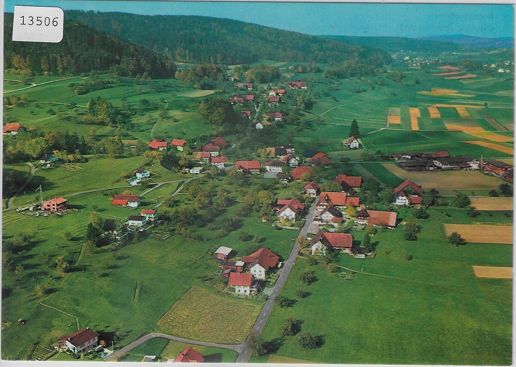 Cartoline postali: Flugaufnahme Attelwil AG – Usato da Ettingen venduto da Kartenplanet