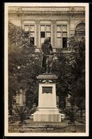 Zürich, Pestalozzidenkmal vor dem Linth