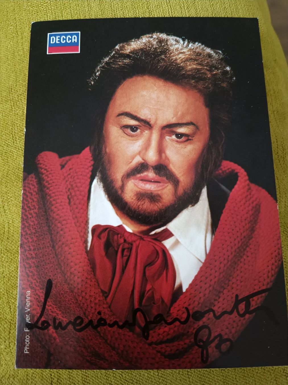 Autographes: Luciano Pavarotti - original Autogramm – D'occasion à Menziken par Autogramme