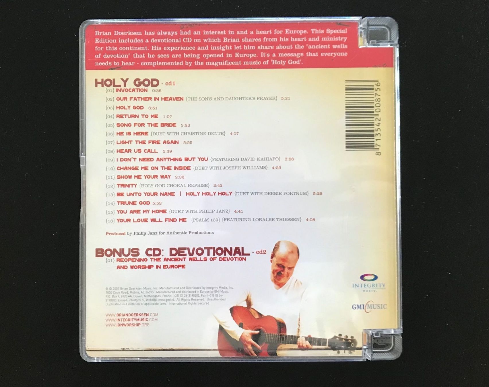 CDs: 2CD  Brian Doerksen - Holy God – D'occasion à Zürich par tomakomai 1