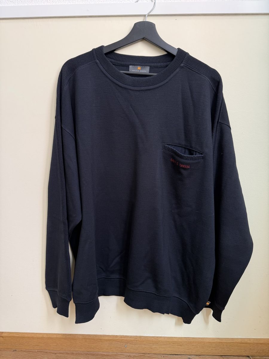 Pulls & Sweat-shirts: Herren Pullover Navy & Green dunkelblau – D'occasion à Uetikon am See par ansi2601 1