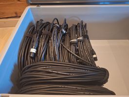 Top Zustand. XLR-Kabel, gelabelt, verschiedene Längen