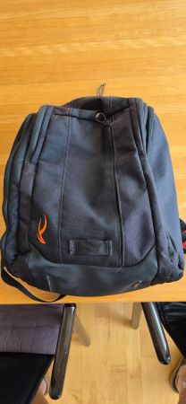 Rucksack schwarz mit Logo guter Zustand