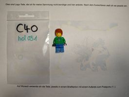 Legofigur   hol051	 Winter Jacket Zipper /C40