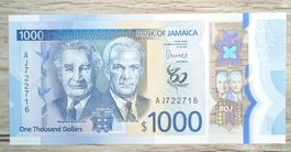 Jamaica 1000 Dollars Polymer UNC _2