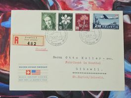 CL31 Enveloppe + Timbre Suisse 1947