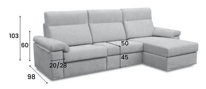 Divani: Salon d'Angle avec Relax électrique / Différentes largeurs – Nuovo e nell'imballaggio originale da Lausanne venduto da casa56 5