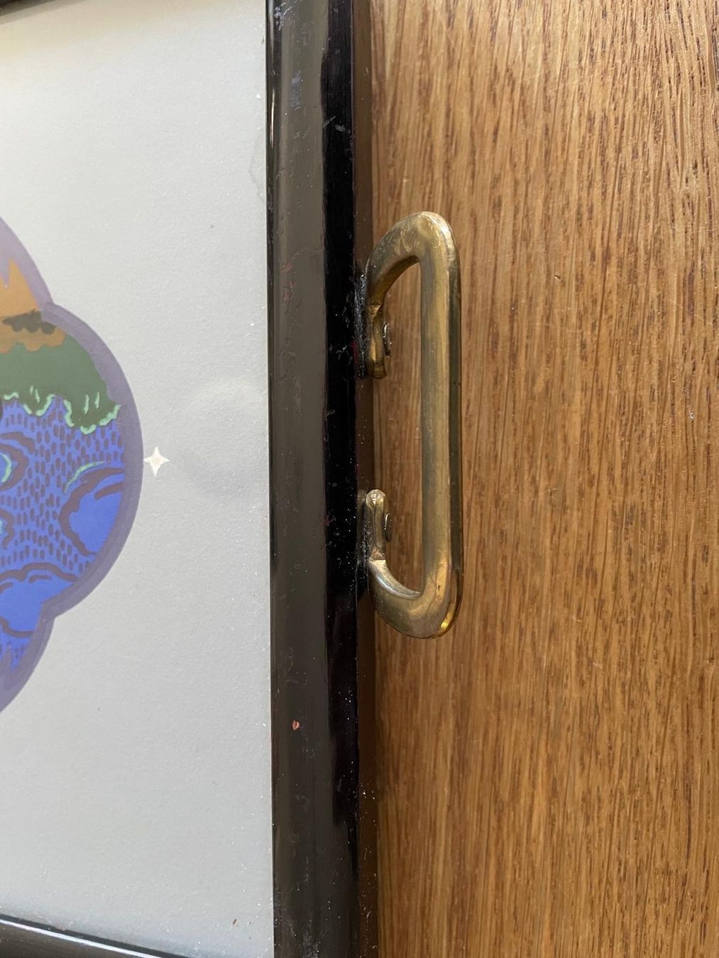 Elettrodomestici da cucina: Kleines altes Serviertablett mit gemaltem Bild – Usato da Schwerzenbach venduto da Tamama 6