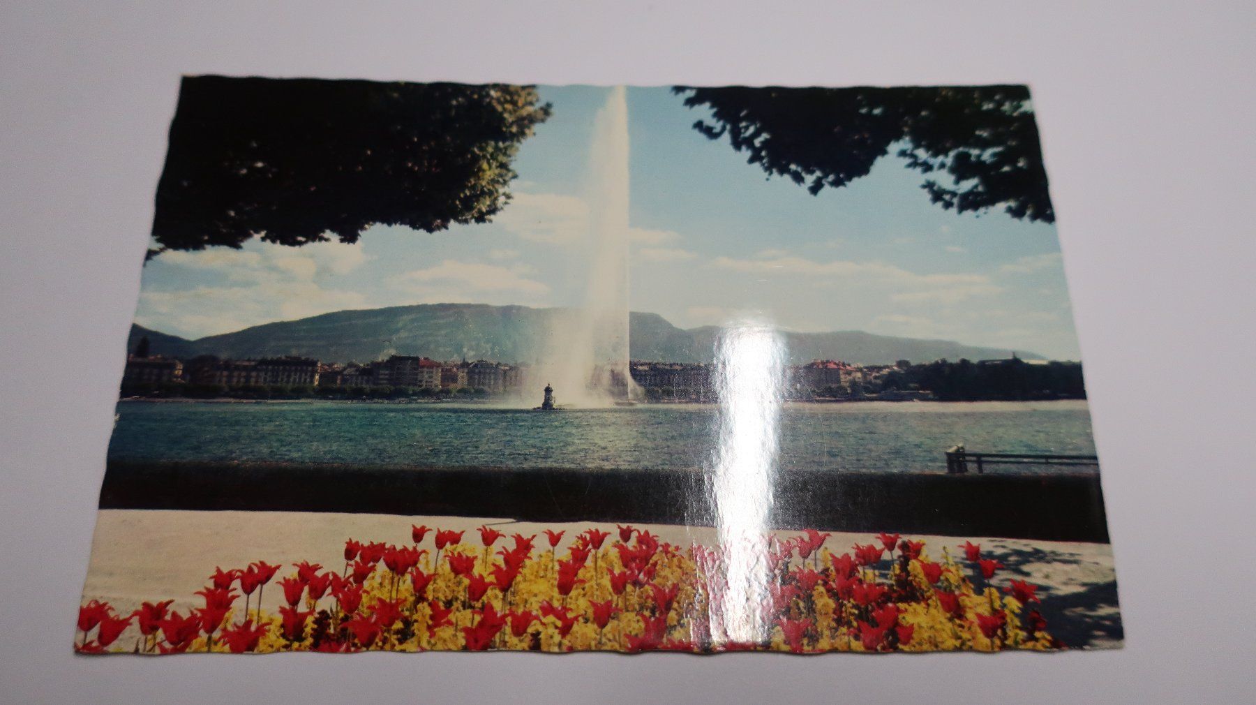 Cartoline postali: Genève le jet d'eau – Usato da Cormoret venduto da Pascalll2001 1