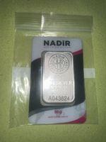 Silberbarren Nadir Metal 50g 999 Feinsilber neuwertig