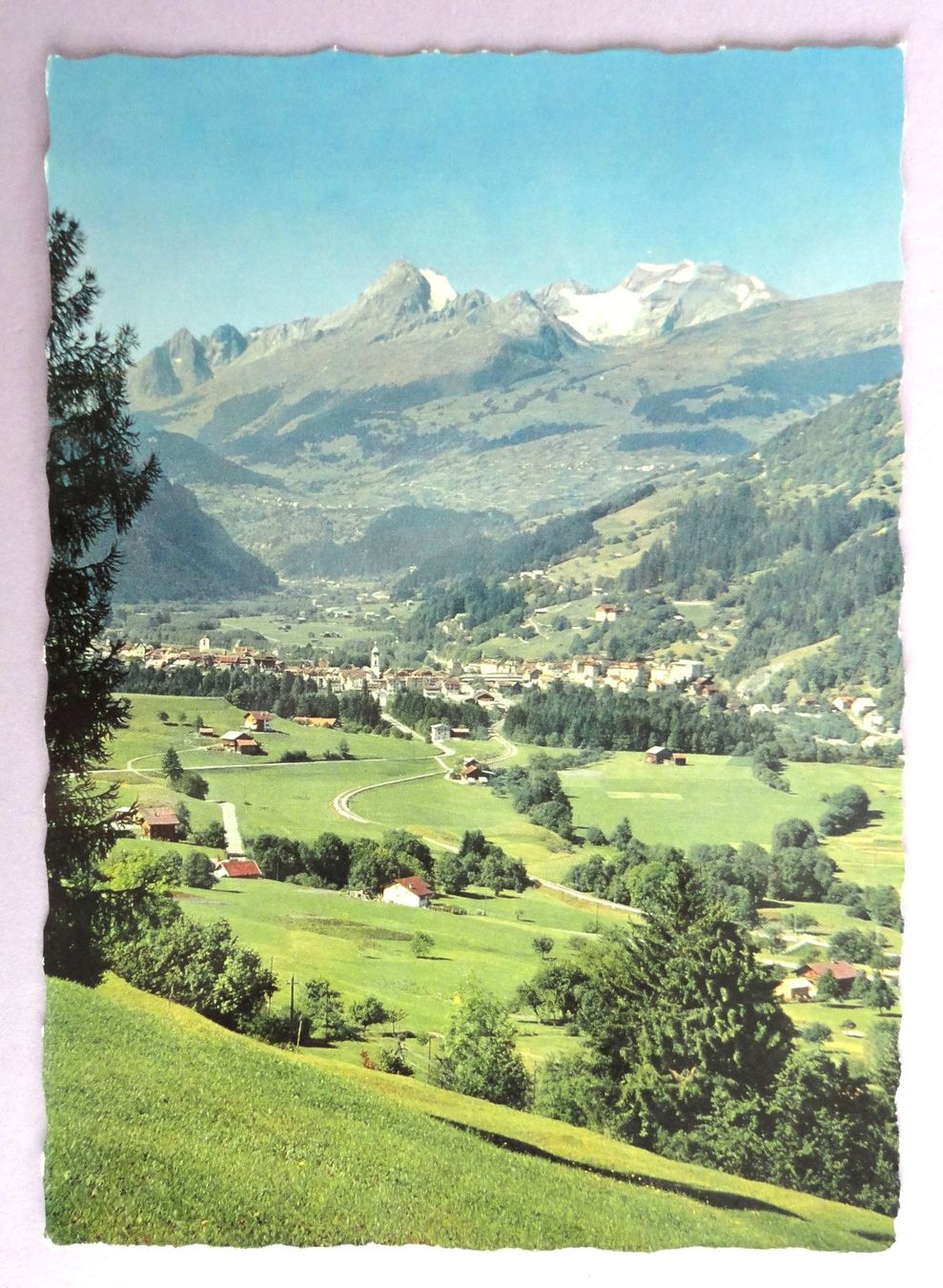 Cartoline postali: Ilanz, Bündner Oberland – Usato da Fétigny venduto da Billy2miny