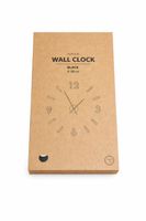 Verner Wanduhr schwarz Ø 50 cm