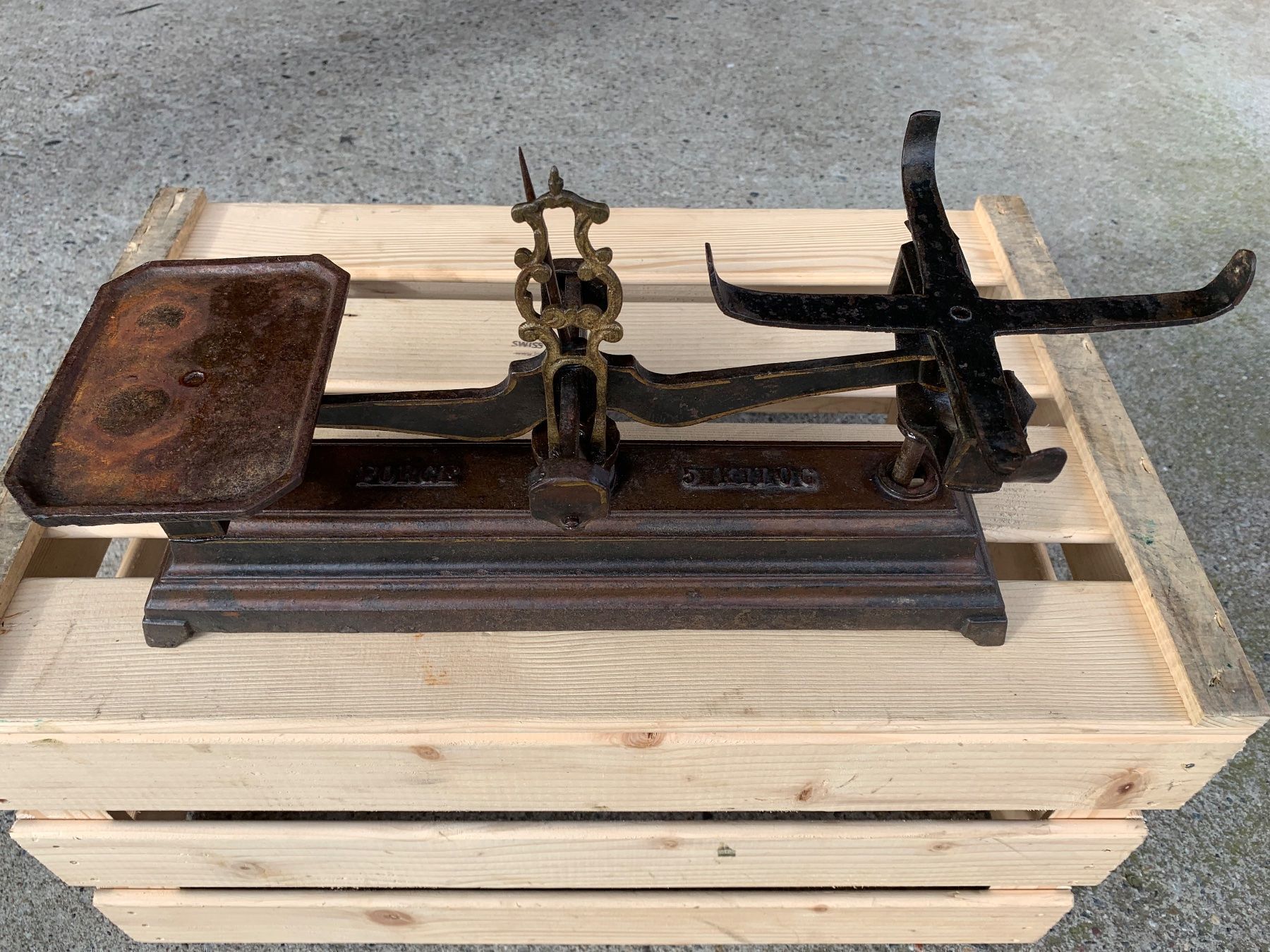 Bilance e pesi: antike Force Roberval Waage 5 Kg – Usato da Feldbach venduto da Olive1 8