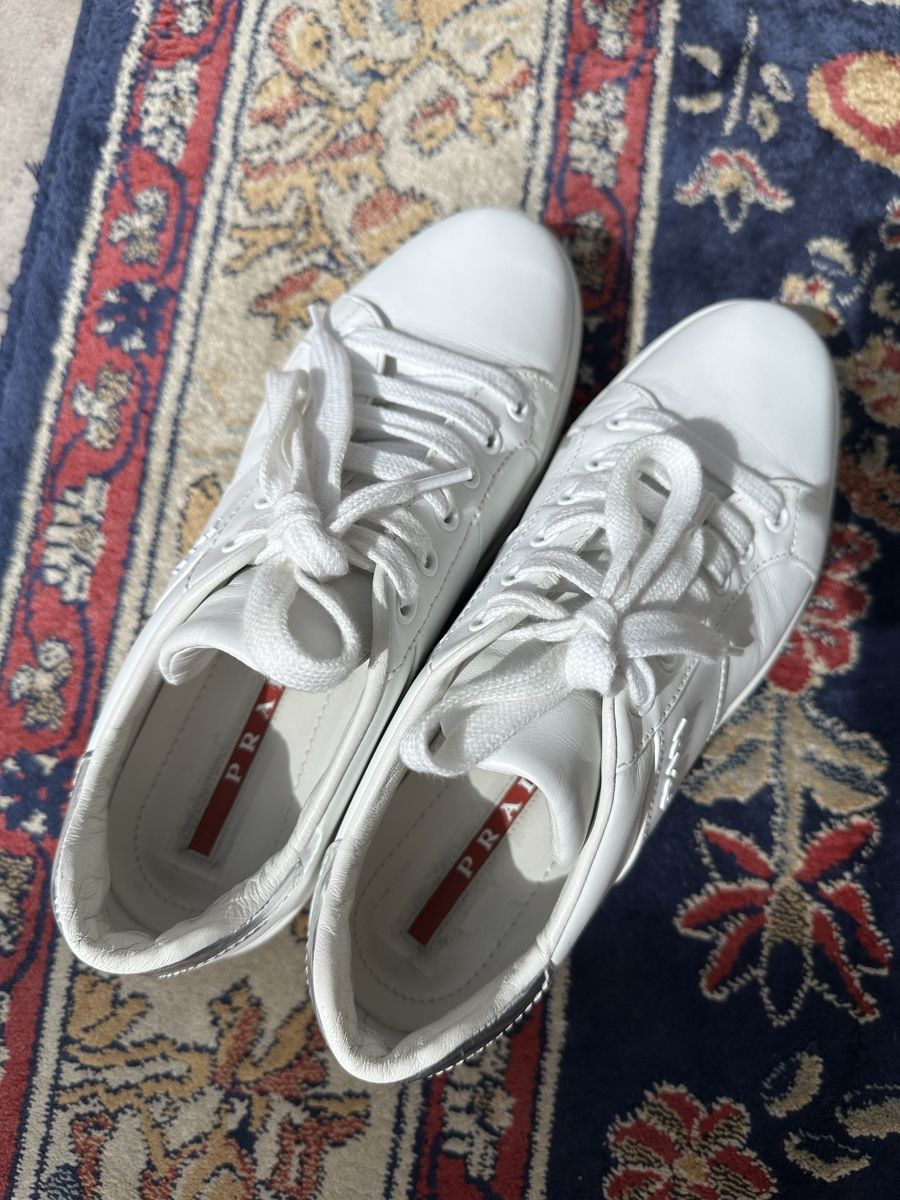 Prada Scarpe da donna: Prada Schuhe Leder Sneaker Gr. 37.5 – Usato da Luzern venduto da ariazalea 3